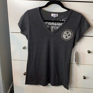 Grey Steelers woman’s t shirt never worn